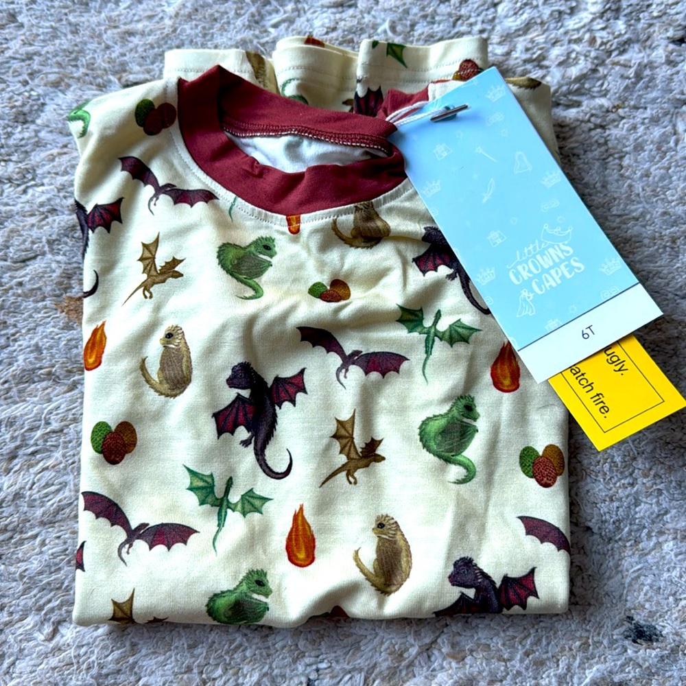 Dragons bamboo pj’s